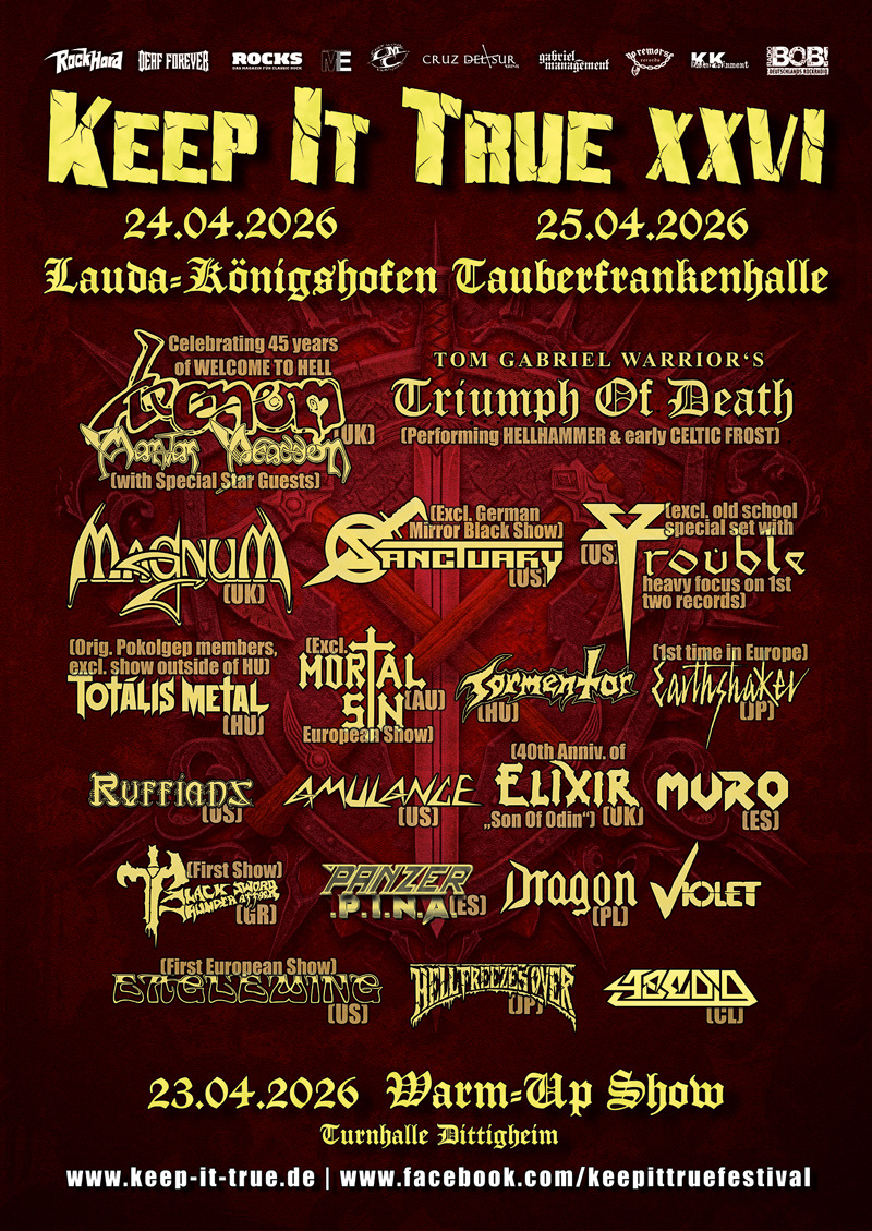 Keep It True XXVI – 45 Years Welcome To Hell